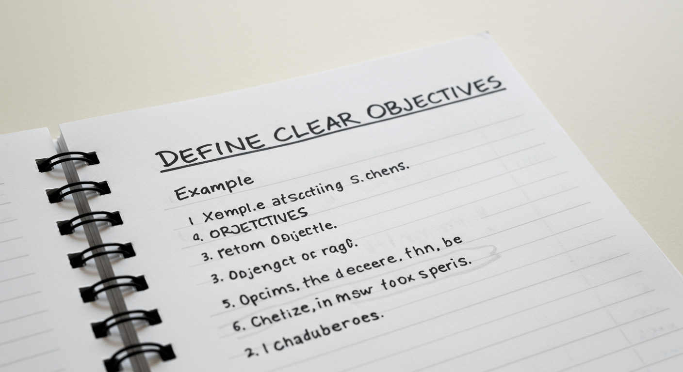 Define Clear Objectives