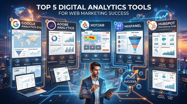 Top 5 Digital Analytics Tools For Web Marketing Success